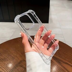 Case for IPhone 13, clear, transparent, shockproof